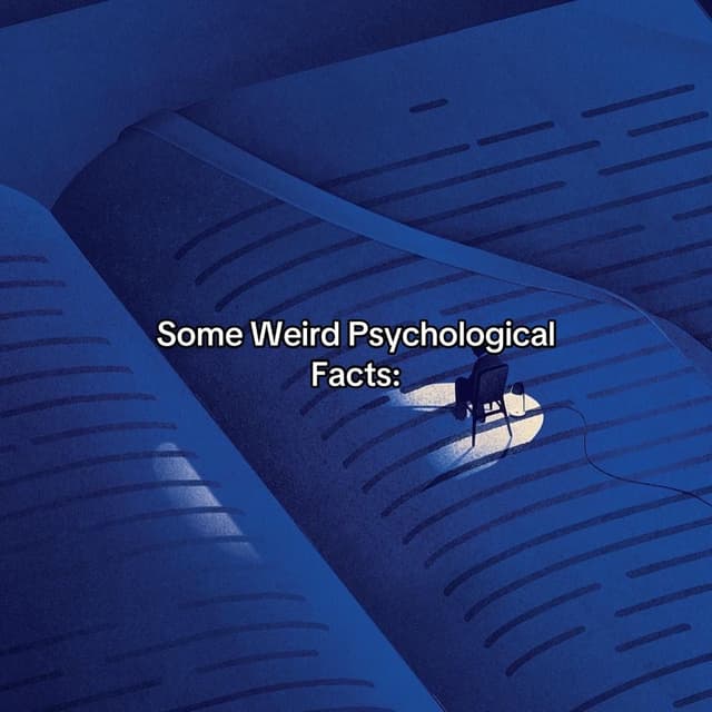 #weird #psychologyfacts #fyp 