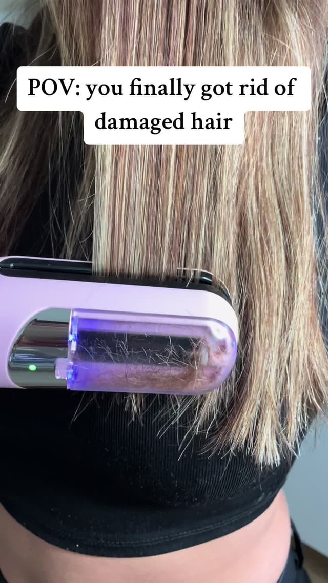 POV: you finally got rid of all your damaged tips! 🤩 Link in Bio 🌸 Worldwide free shipping 🌍 #tiktokmademebuyit #hairtok #viralproducts #beautyproducts